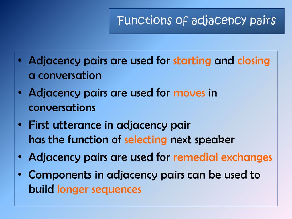 CONVERSATIONAL ANALYSIS ppt download